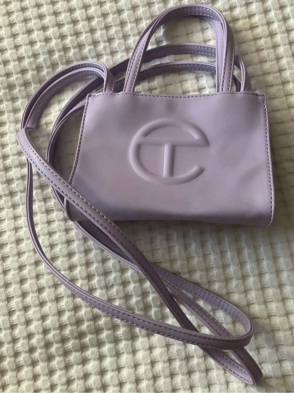 Telfar Lilac Mini Tote Crossbody